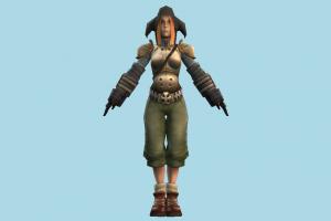 Bandersha Female girl, warrior, female, woman, people, human, character